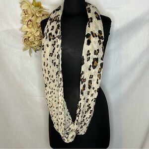 Vintage Topshop Leopard Print Infinity Scarf